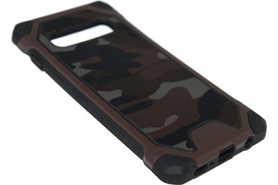Camouflage hoesje bruin Samsung Galaxy S10 Plus