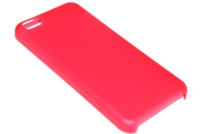 Rood kunststof hoesje iPhone 5C
