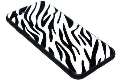 Zebra siliconen hoesje iPhone 8 Plus/ 7 Plus