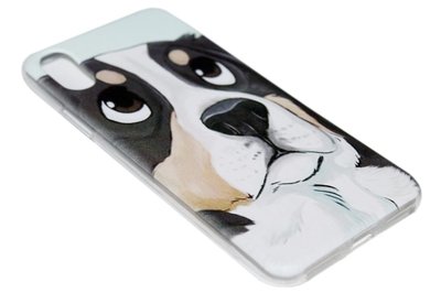 ADEL Siliconen Back Cover voor iPhone XS/X - Berner Sennenhond