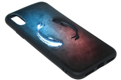 ADEL Siliconen Back Cover Hoesje voor iPhone XR - Karper Vissen