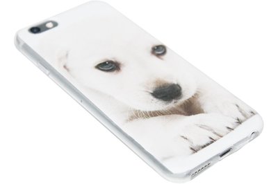 ADEL Siliconen Back Cover Hoesje voor iPhone 6/6S - Labrador Hond