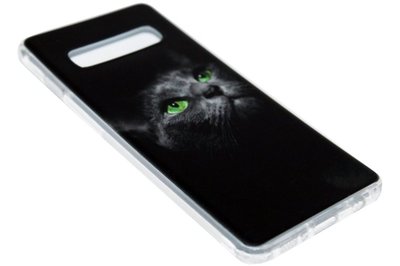 ADEL Siliconen Back Cover Hoesje voor Samsung Galaxy S10 - Katten