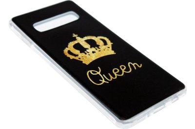 ADEL Siliconen Back Cover Hoesje voor Samsung Galaxy S10 Plus - Queen