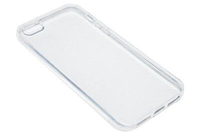 ADEL Siliconen Back Cover Hoesje voor iPhone 5/5S/SE - Doorzichtig Transparant