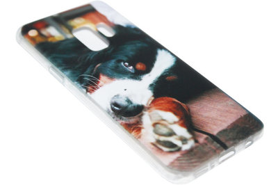 ADEL Siliconen Back Cover Hoesje voor Samsung Galaxy S9 - Berner Sennenhond