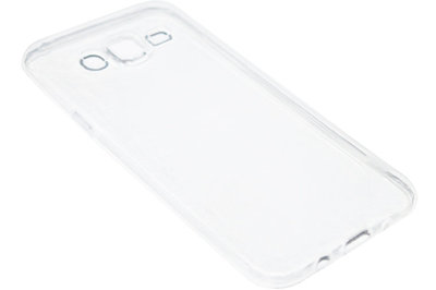 ADEL Siliconen Back Cover Hoesje voor Samsung Galaxy J7 (2015) - Doorzichtig Transparant