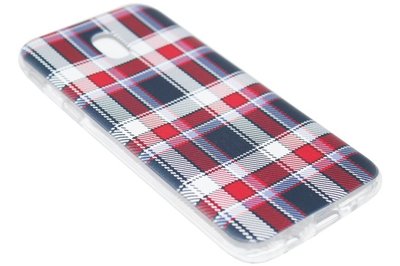 ADEL Siliconen Softcase Back Cover Hoesje voor Samsung Galaxy J5 (2017) - Traditioneel Stoffen Design