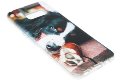 ADEL Siliconen Softcase Back Cover Hoesje voor Samsung Galaxy S8 - Berner Sennenhond