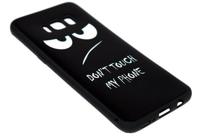 ADEL Siliconen Softcase Back Cover Hoesje voor Samsung Galaxy S8 Plus - Don't Touch My Phone