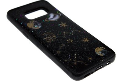 ADEL Siliconen Softcase Back Cover Hoesje voor Samsung Galaxy S8 Plus - Universum Heelal