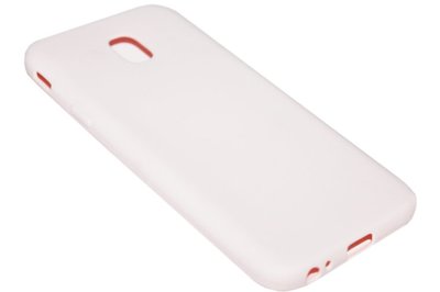ADEL Siliconen Softcase Back Cover Hoesje voor Samsung Galaxy J3 (2017) - Roze