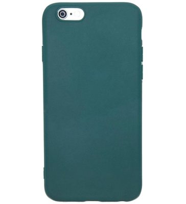 ADEL Siliconen Back Cover Hoesje voor iPhone 6/6S - Donkergroen