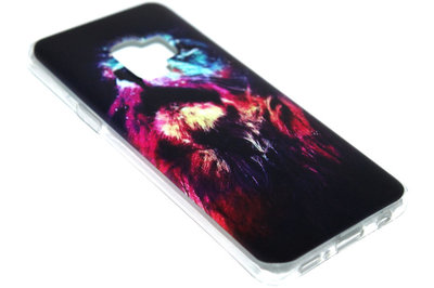 Leeuwen kleuren hoesje siliconen Samsung Galaxy S9