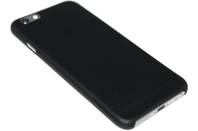 Zwart kunststof hoesje iPhone 6 / 6S