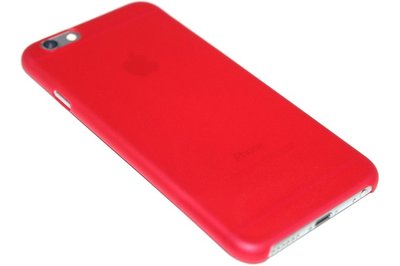 Rood kunststof hoesje iPhone 6 / 6S