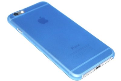 Blauw kunststof hoesje iPhone 6(S) Plus