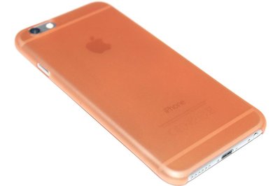 Oranje kunststof hoesje iPhone 6(S) Plus