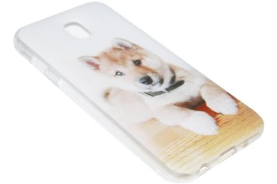 Lief honden siliconen hoesje Samsung Galaxy J7 (2017)