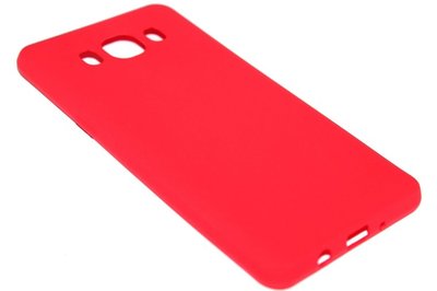 Rood siliconen hoesje Samsung Galaxy J7 (2016)