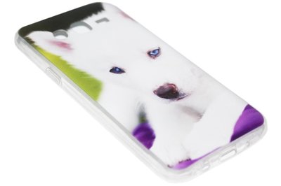 Lief honden siliconen hoesje Samsung Galaxy J7 (2015)