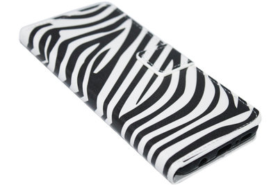 Zebra kunstleer hoesje Samsung Galaxy S9 Plus