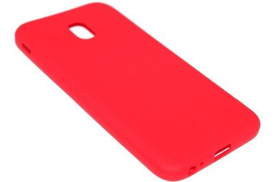 Rood siliconen hoesje Samsung Galaxy J3 (2017)