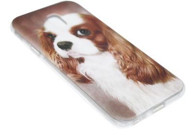 Lief honden siliconen hoesje Samsung Galaxy J3 (2017)