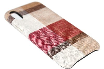 Gestreept stoffen hoesje iPhone XS/ X