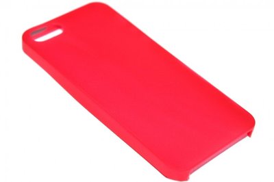 Rood kunststof hoesje iPhone 5/ 5S/ SE