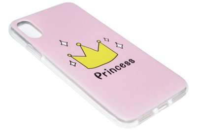 Prinsessen siliconen hoesje iPhone XS/ X