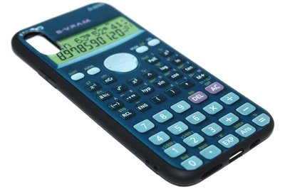 Origineel rekenmachine hoesje iPhone XS/ X