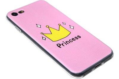 Prinsessen siliconen hoesje iPhone 8 Plus/ 7 Plus
