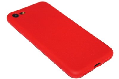 Rood siliconen hoesje iPhone 8 Plus/ 7 Plus