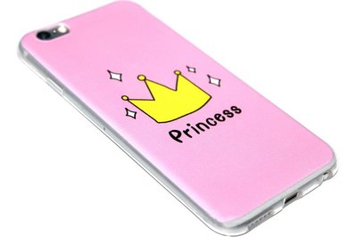 Prinsessen siliconen hoesje iPhone 6(S) Plus