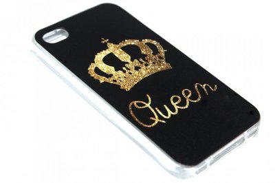 Queen hoesje siliconen iPhone 4 / 4S
