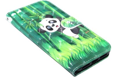 Panda hoesje kunstleer iPhone XS/ X