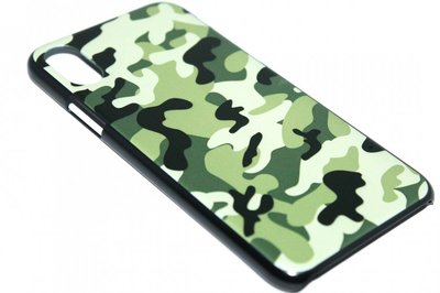 Camouflage hoesje kunststof iPhone XS/ X