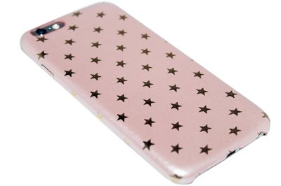 Sterren hoesje roze iPhone 6 / 6S