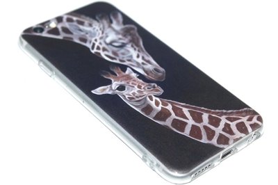 Giraf hoesje siliconen iPhone 6(S) Plus