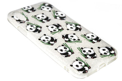 Panda hoesje siliconen iPhone XR