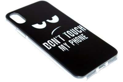 Don't touch my phone back cover iPhone XS Max