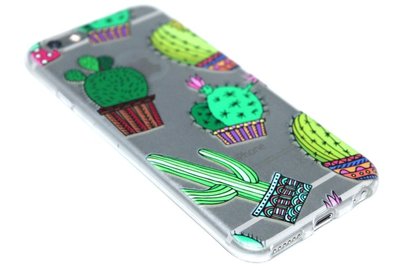 Cactussen hoesje siliconen iPhone 6 / 6S