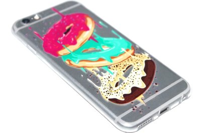 Donuts hoesje siliconen iPhone 6 / 6S