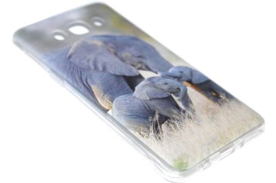Familie olifanten hoesje Samsung Galaxy J7 (2016)