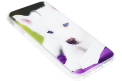 Honden hoesje siliconen Samsung Galaxy J3 (2017)