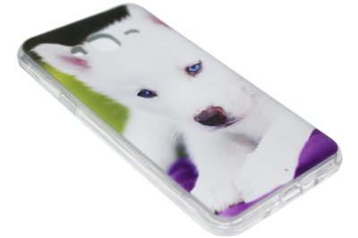 Honden hoesje siliconen Samsung Galaxy J3 (2015) / J3 (2016)
