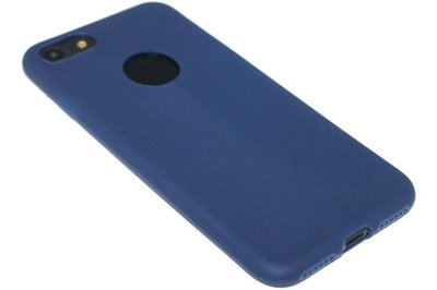 Donkerblauw siliconen hoesje iPhone SE (2022/ 2020)/ 8/ 7