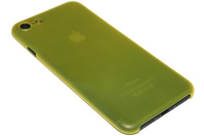 Geel kunststof hoesje iPhone 8 Plus/ 7 Plus