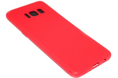 Siliconen hoesje rood Samsung Galaxy S8 Plus